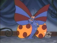 Genie: -turns into butterfly- I’m so... pretty.